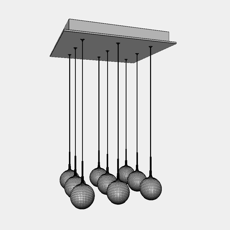 Patruno and Swank Light set 12 lamps 3D model_13