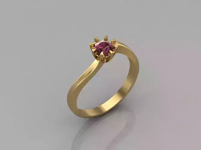 Women Ring With Stone Mix Model 3DM 50