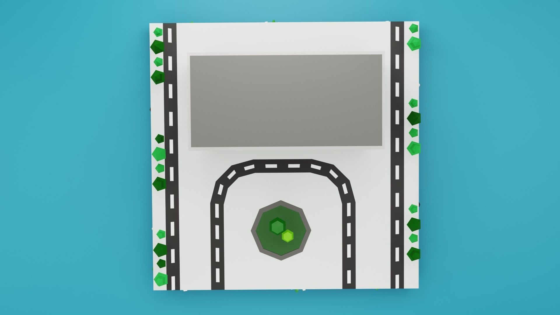 collection commercial building lowpoly 03 _31