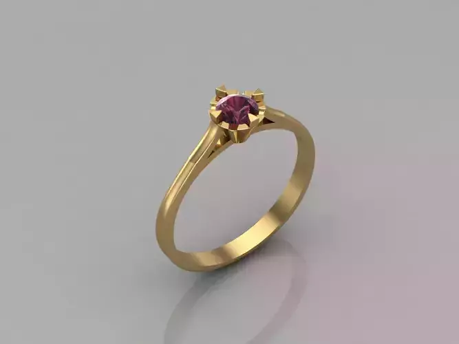 Women Ring With Stone Mix Model 3DM 49