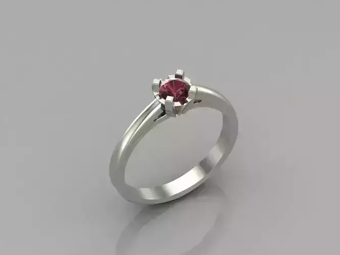 Women Ring With Stone Mix Model 3DM 47