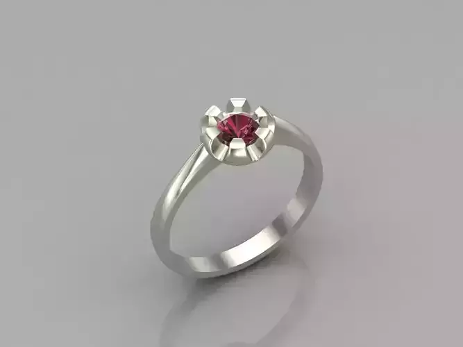 Women Ring With Stone Mix Model 3DM 46