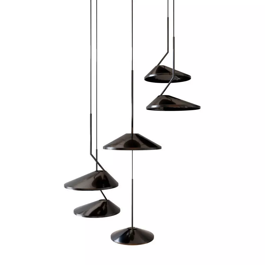 Non La Multi-Light LED Pendant 3D model_0