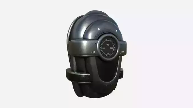 SciFi Backpack C09 Dark Steel - Fashion Character Design Low-poly 3D model
