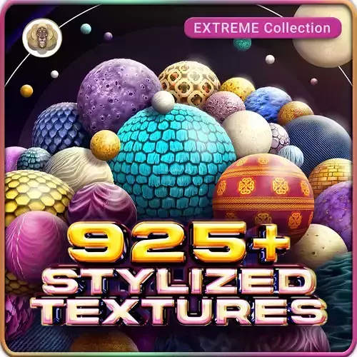 Extreme Texture collection - 925 Stylized Textures  Texture