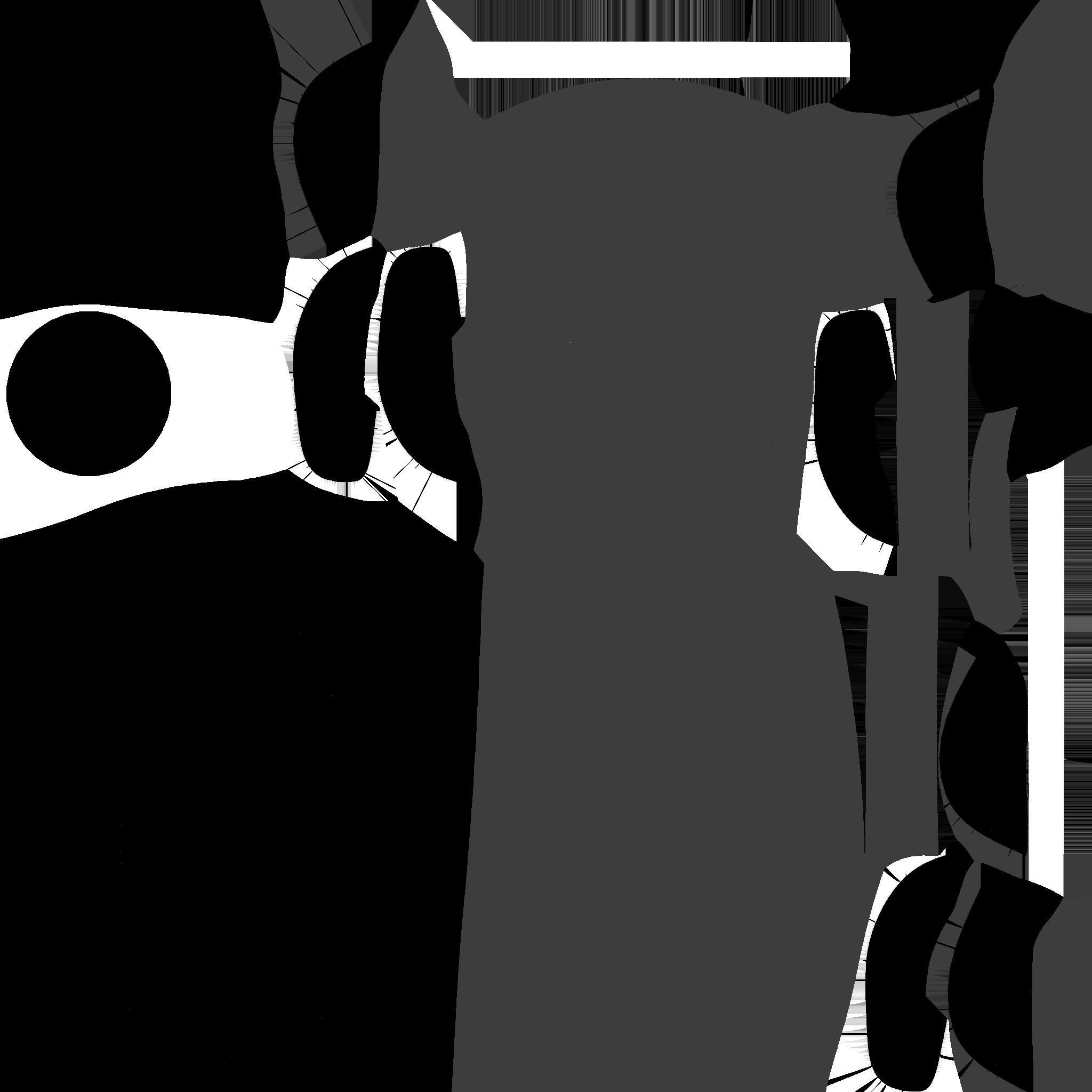 SciFi Backpack C10 Yellow - Fashion Character Design Low-poly 3D model_23