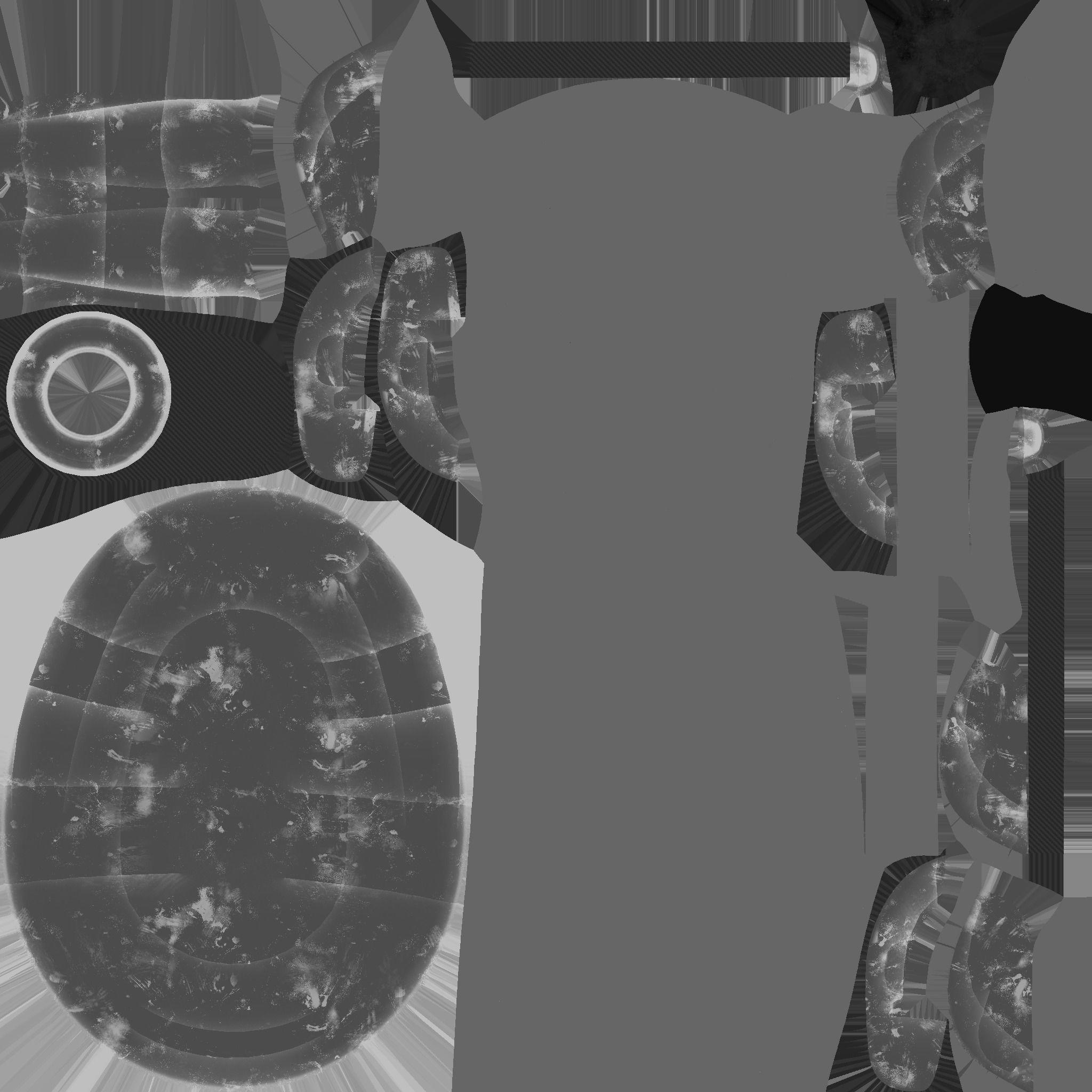 SciFi Backpack C10 Yellow - Fashion Character Design Low-poly 3D model_26