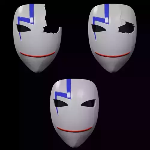 Darker Than Black HEI Mask 3D print model