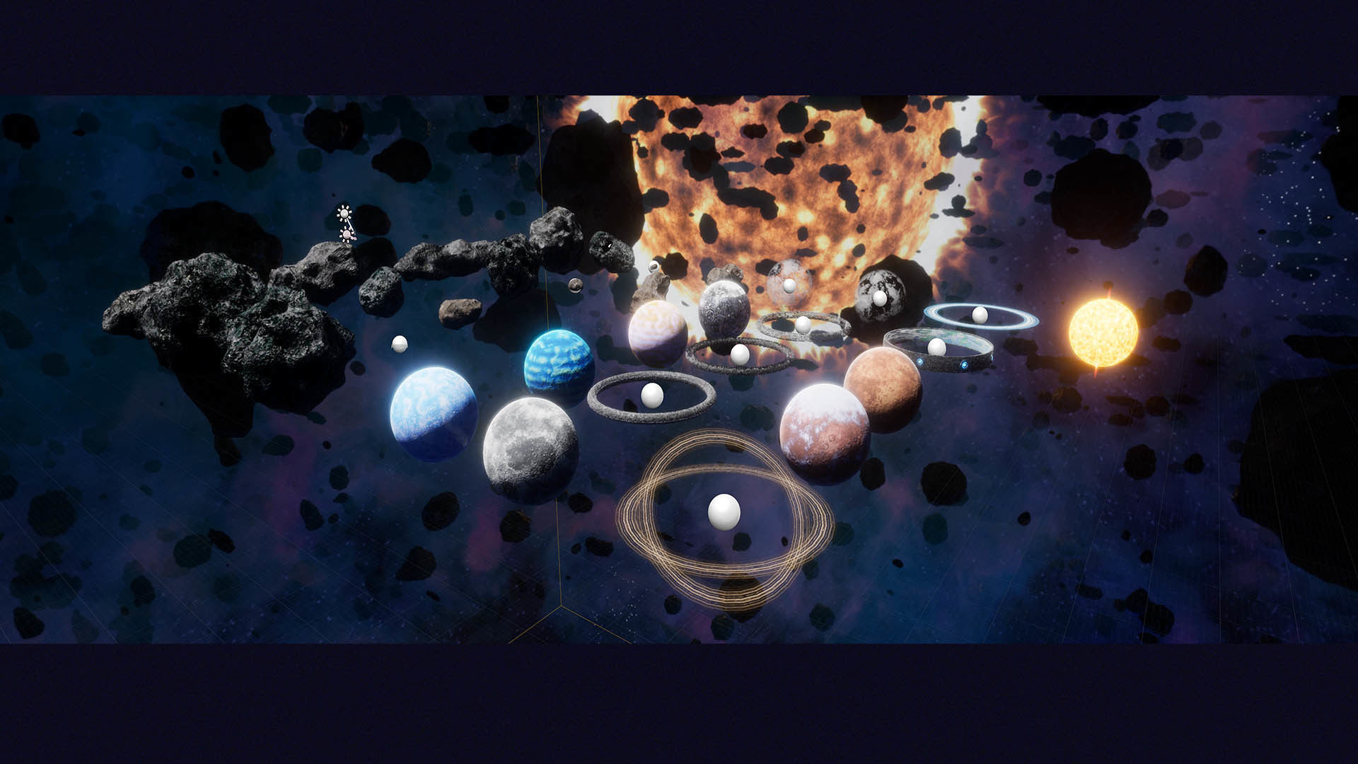 Celestial Body and Space HDRi Mini Package Low-poly 3D model_21