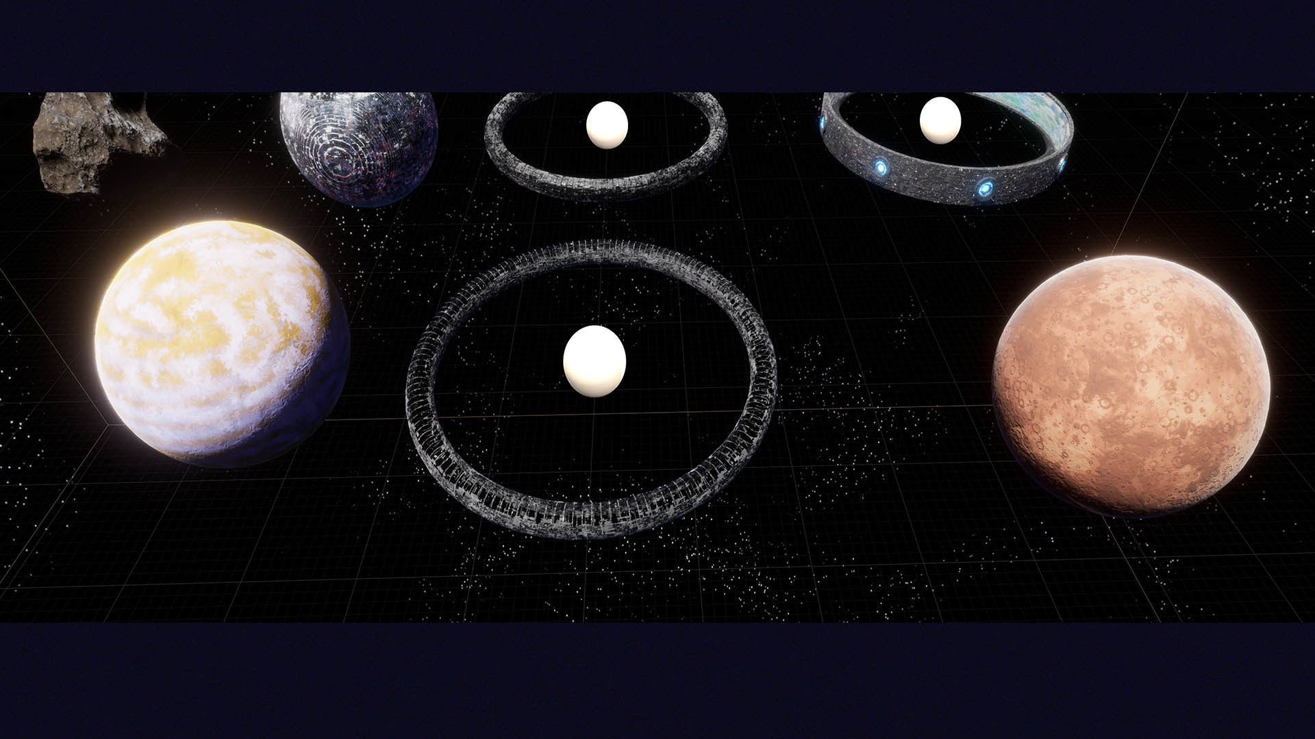 Celestial Body and Space HDRi Mini Package Low-poly 3D model_24