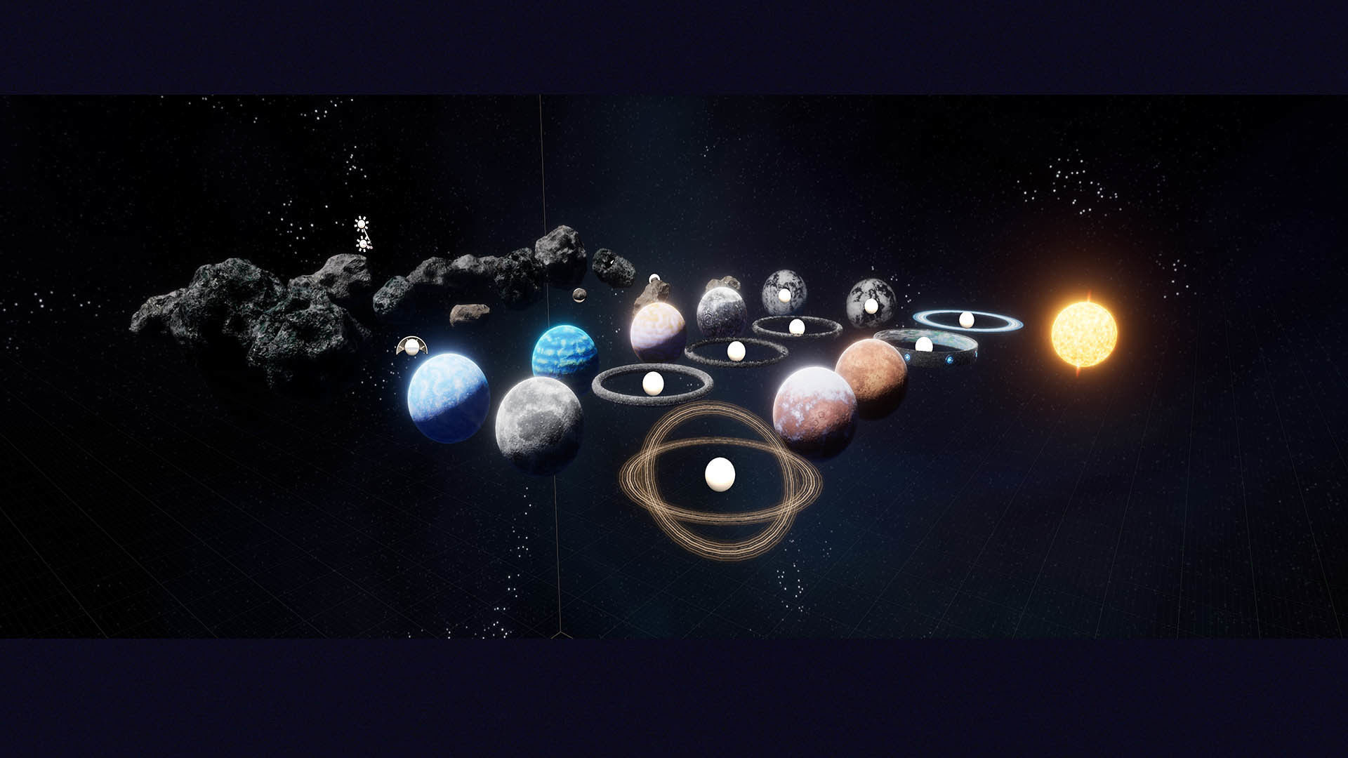 Celestial Body and Space HDRi Mini Package Low-poly 3D model_22