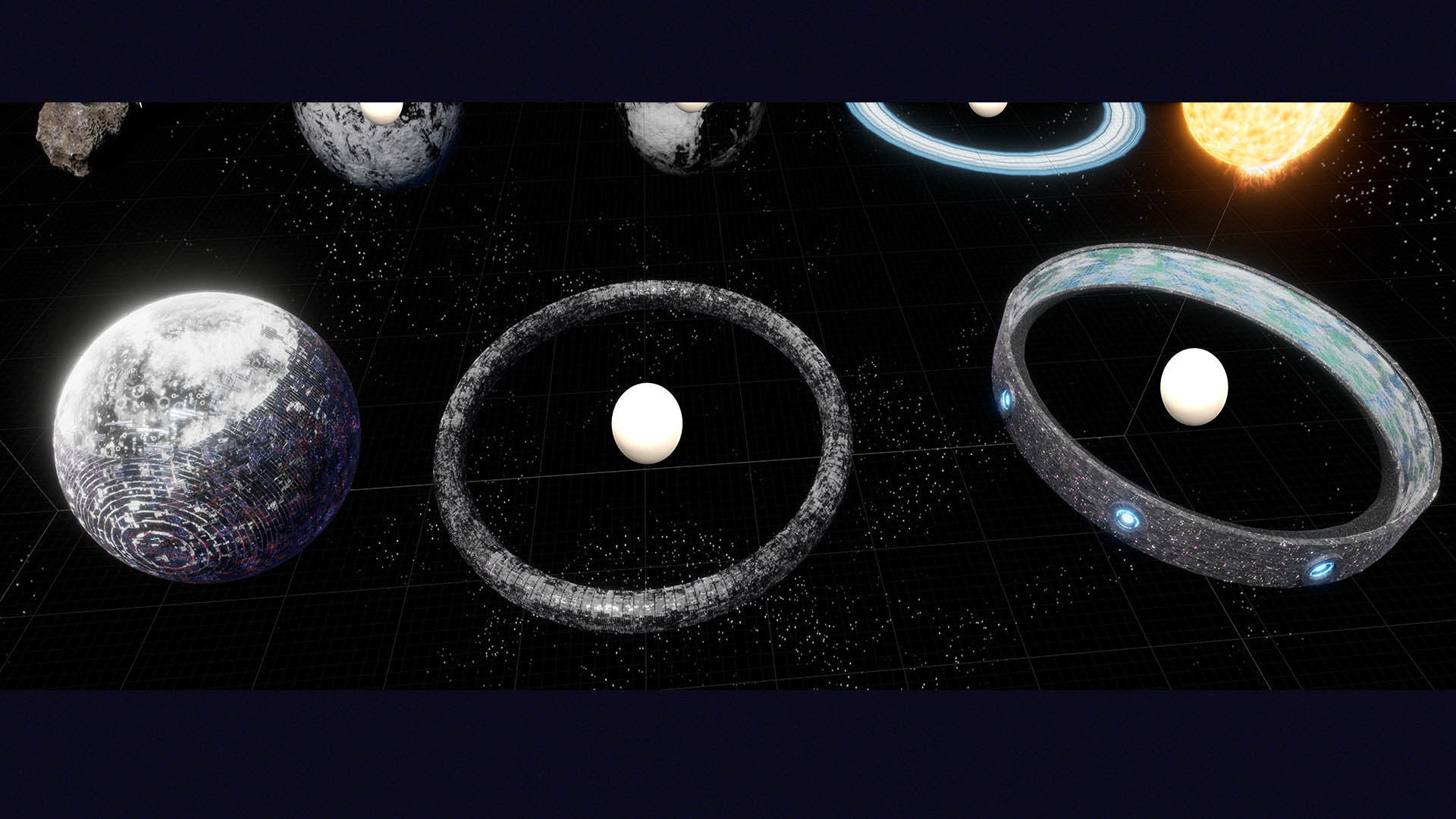 Celestial Body and Space HDRi Mini Package Low-poly 3D model_23