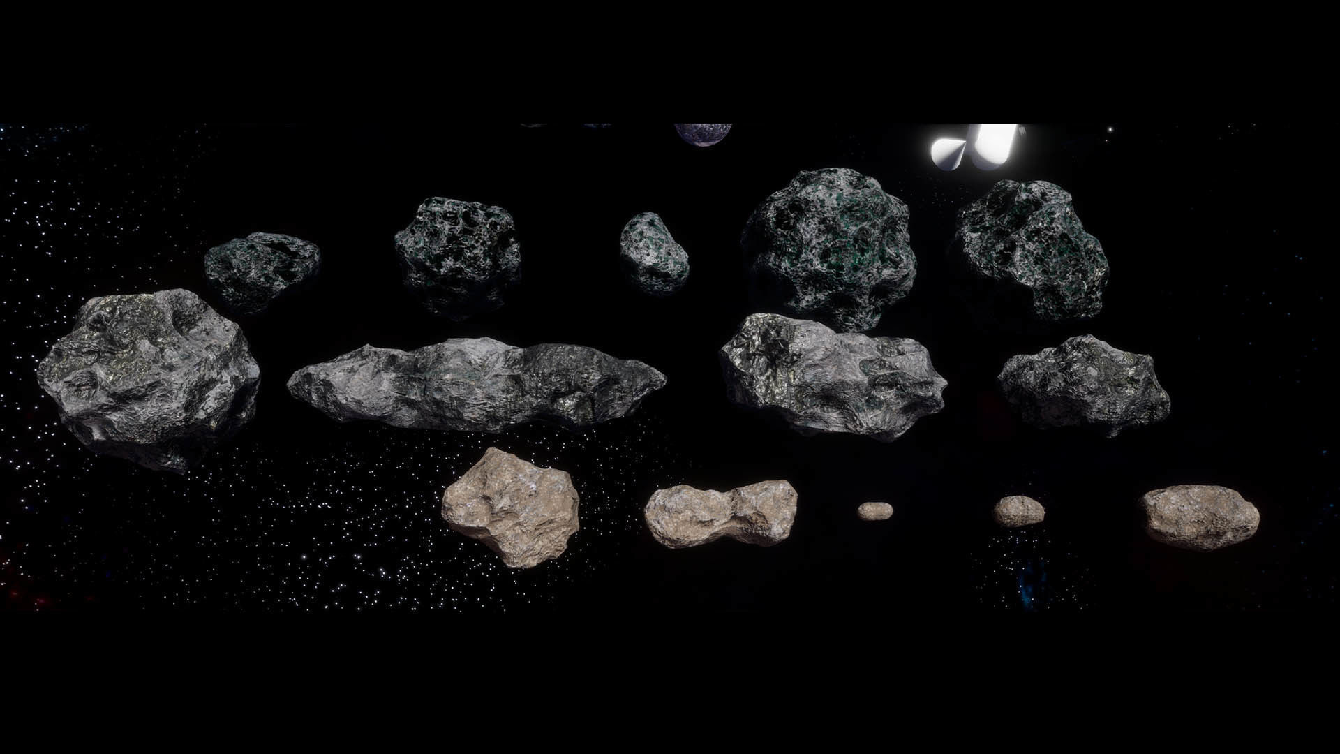 Celestial Body and Space HDRi Mini Package Low-poly 3D model_11