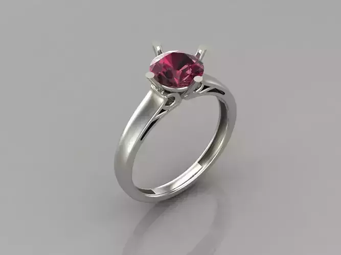 Women Ring With Stone Mix Model 3DM 20