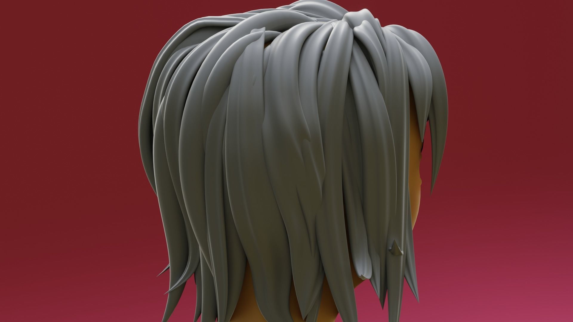 medieval princess game character Free 3D model_17