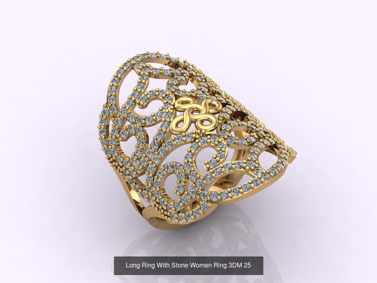 27 Files - 3DM Long Ring With Stone Women Ring Print Model 3D Model Collection_12