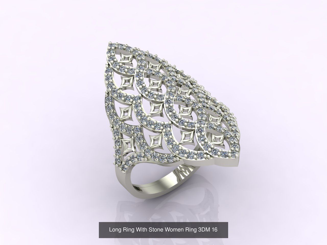 27 Files - 3DM Long Ring With Stone Women Ring Print Model 3D Model Collection_22