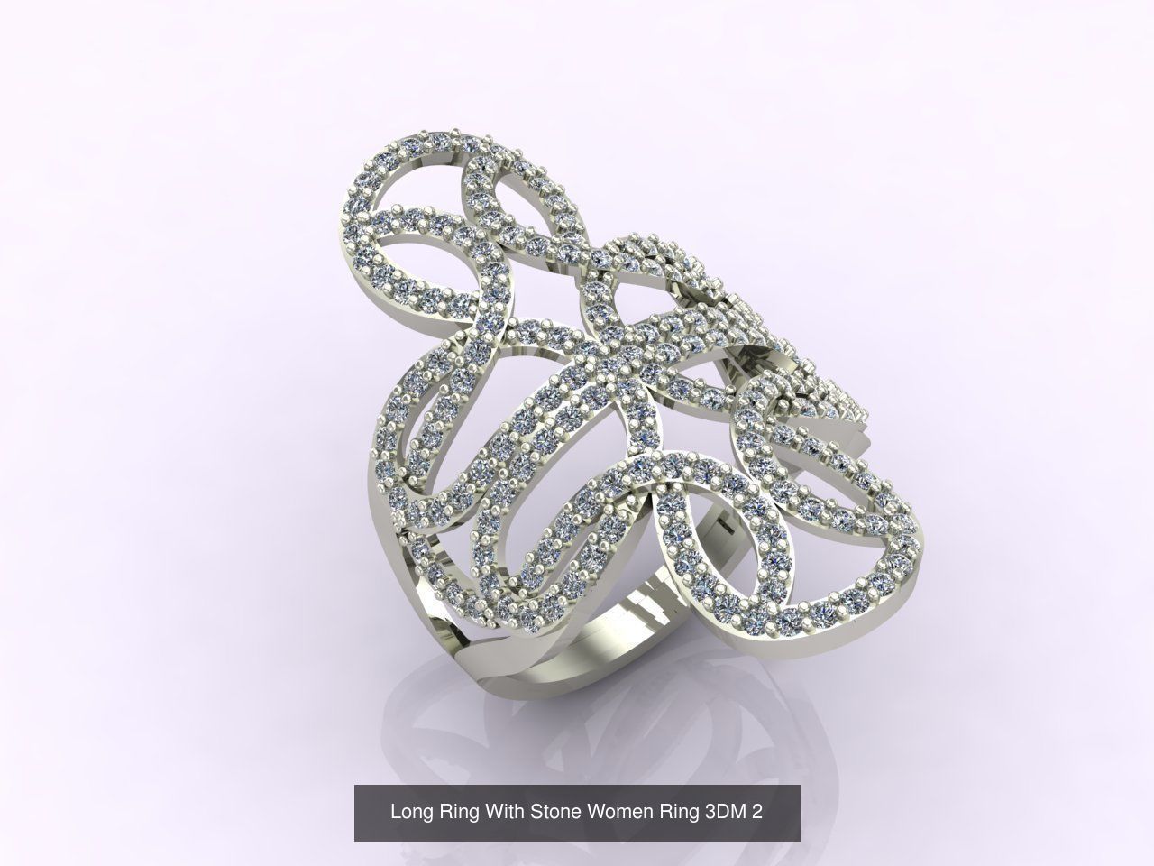 27 Files - 3DM Long Ring With Stone Women Ring Print Model 3D Model Collection_18