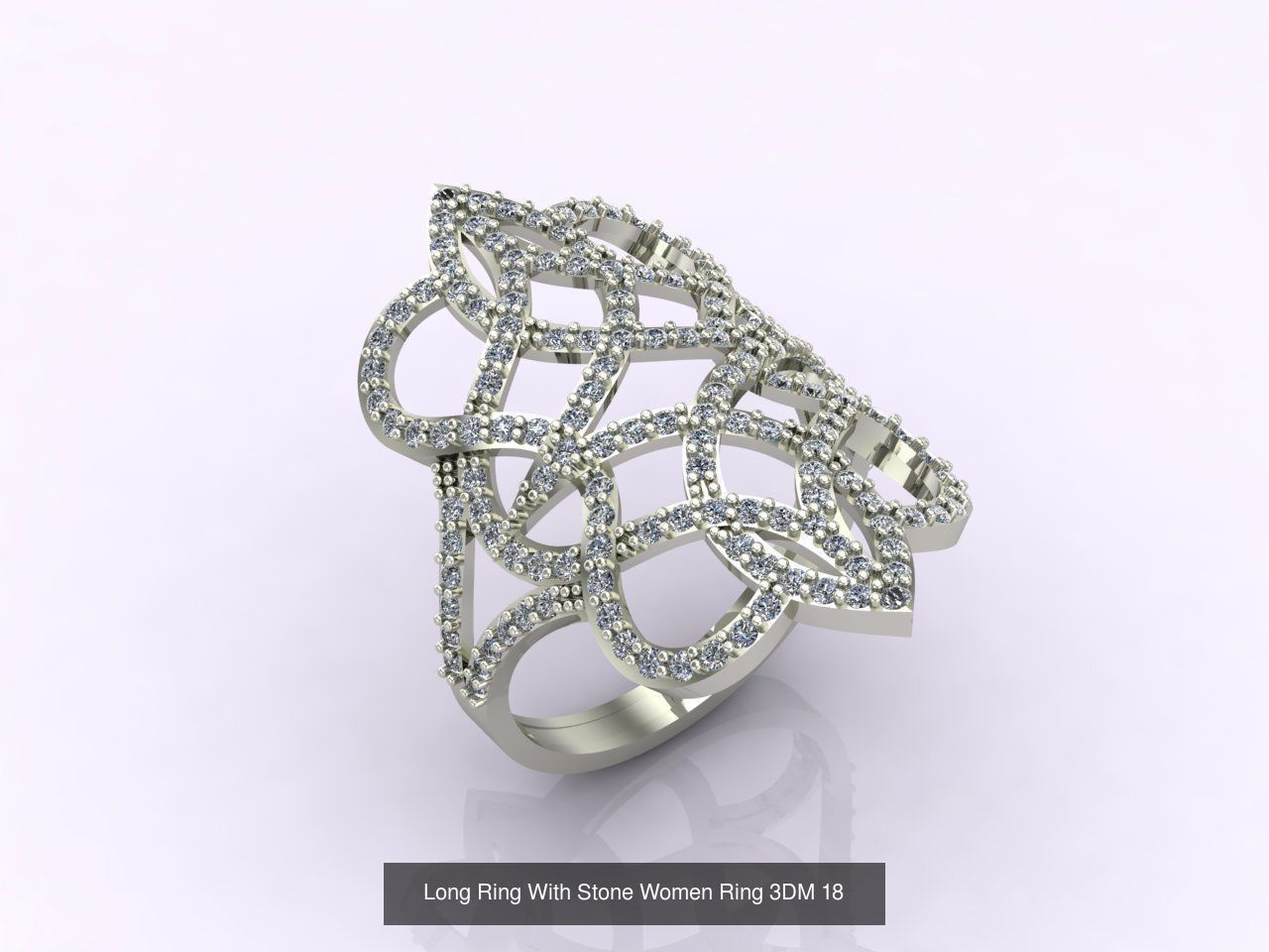 27 Files - 3DM Long Ring With Stone Women Ring Print Model 3D Model Collection_20