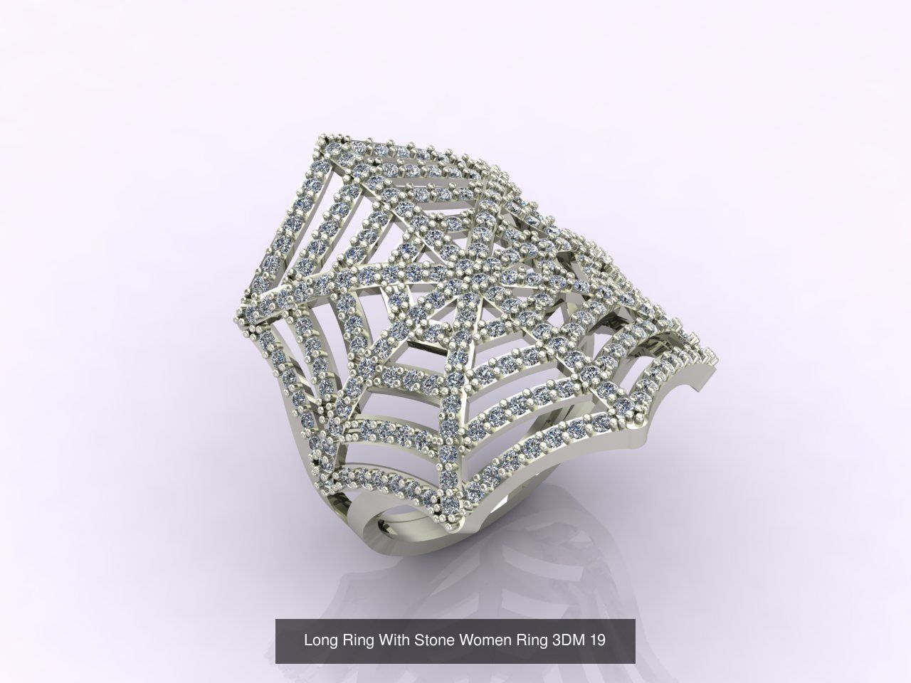 27 Files - 3DM Long Ring With Stone Women Ring Print Model 3D Model Collection_19