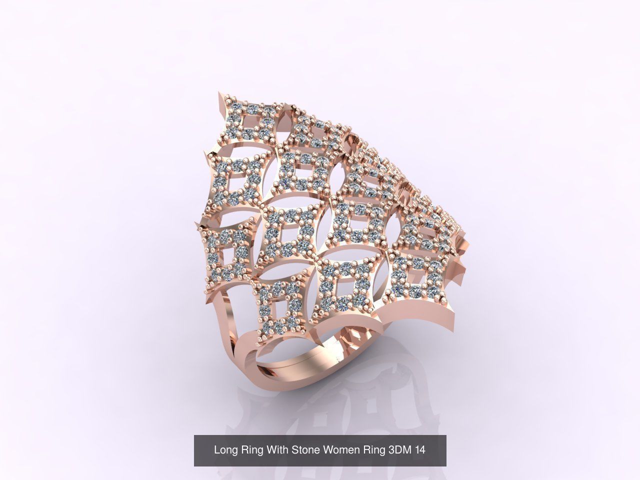27 Files - 3DM Long Ring With Stone Women Ring Print Model 3D Model Collection_24