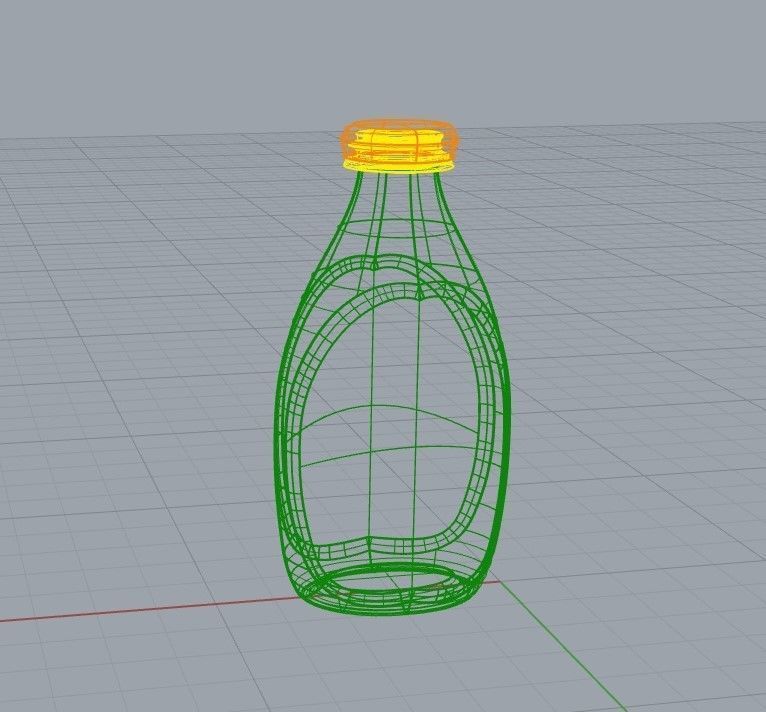 plastic  bottle 3D model_1