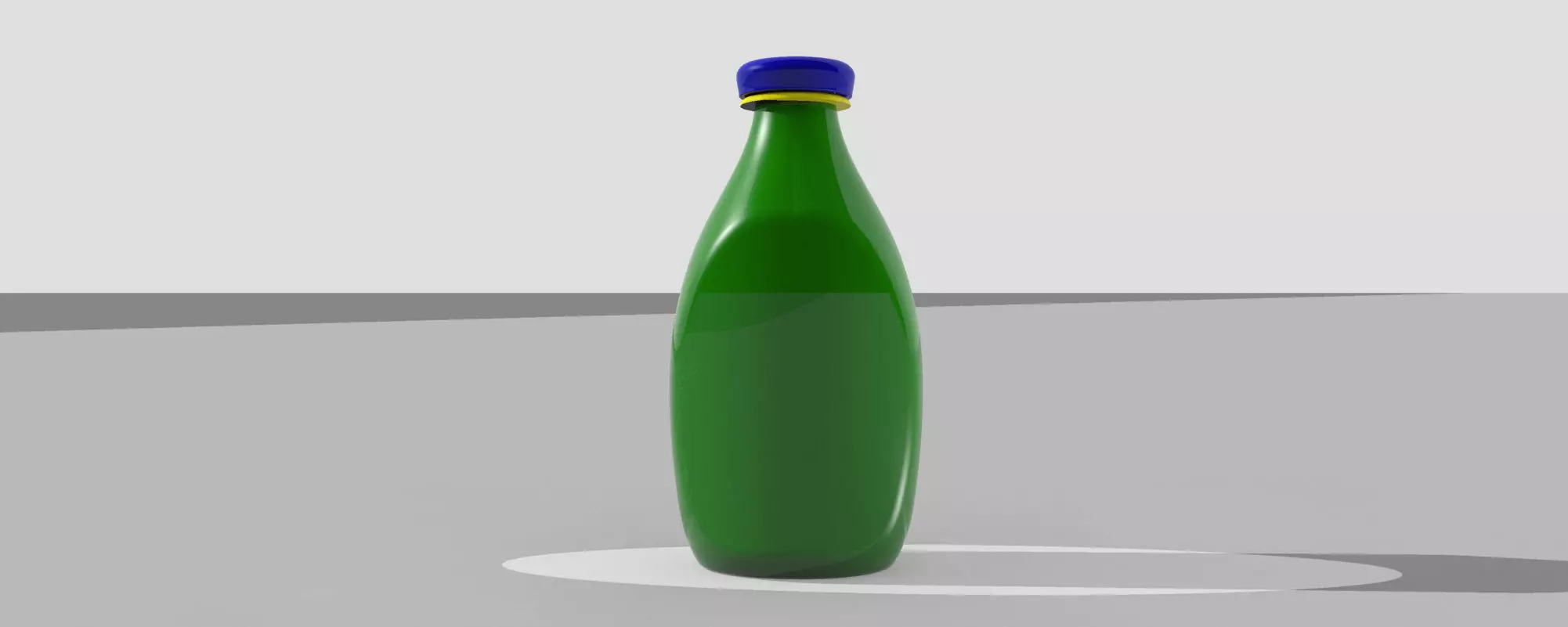 plastic  bottle 3D model_0