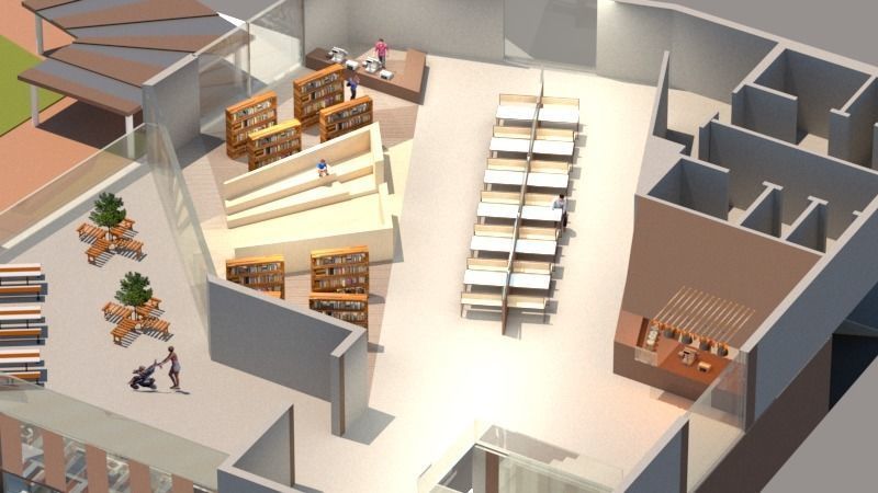 MAKT Community Centre 3D model_9