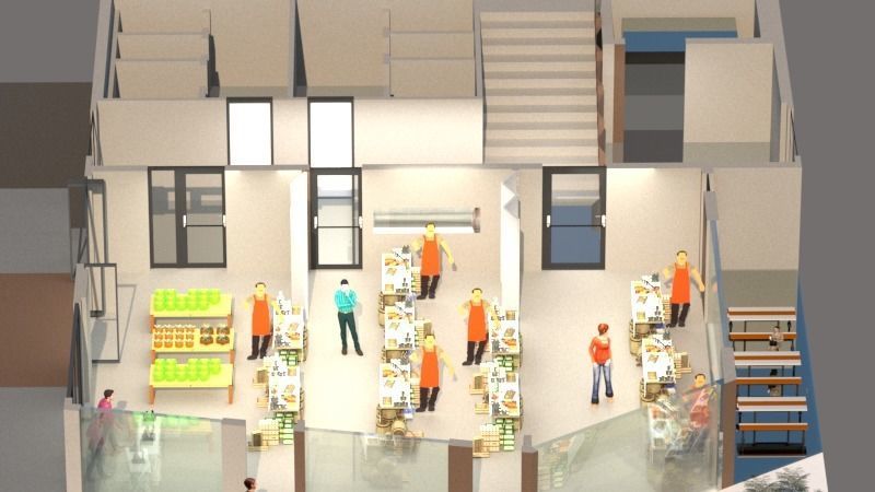 MAKT Community Centre 3D model_10