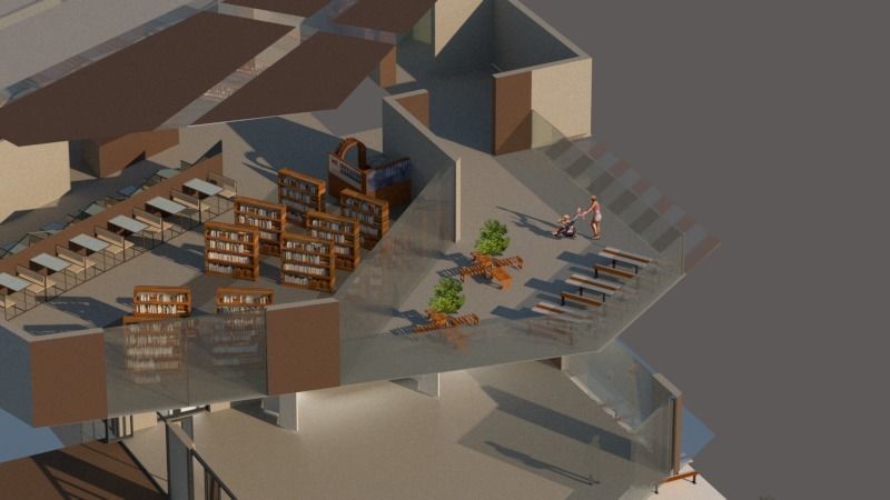 MAKT Community Centre 3D model_5