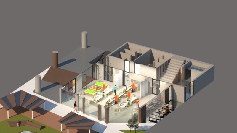 MAKT Community Centre 3D model_3