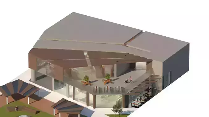 MAKT Community Centre 3D model