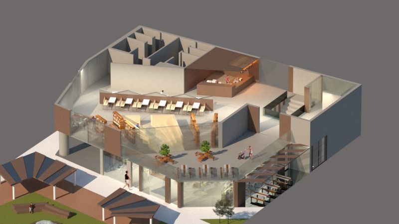 MAKT Community Centre 3D model_2