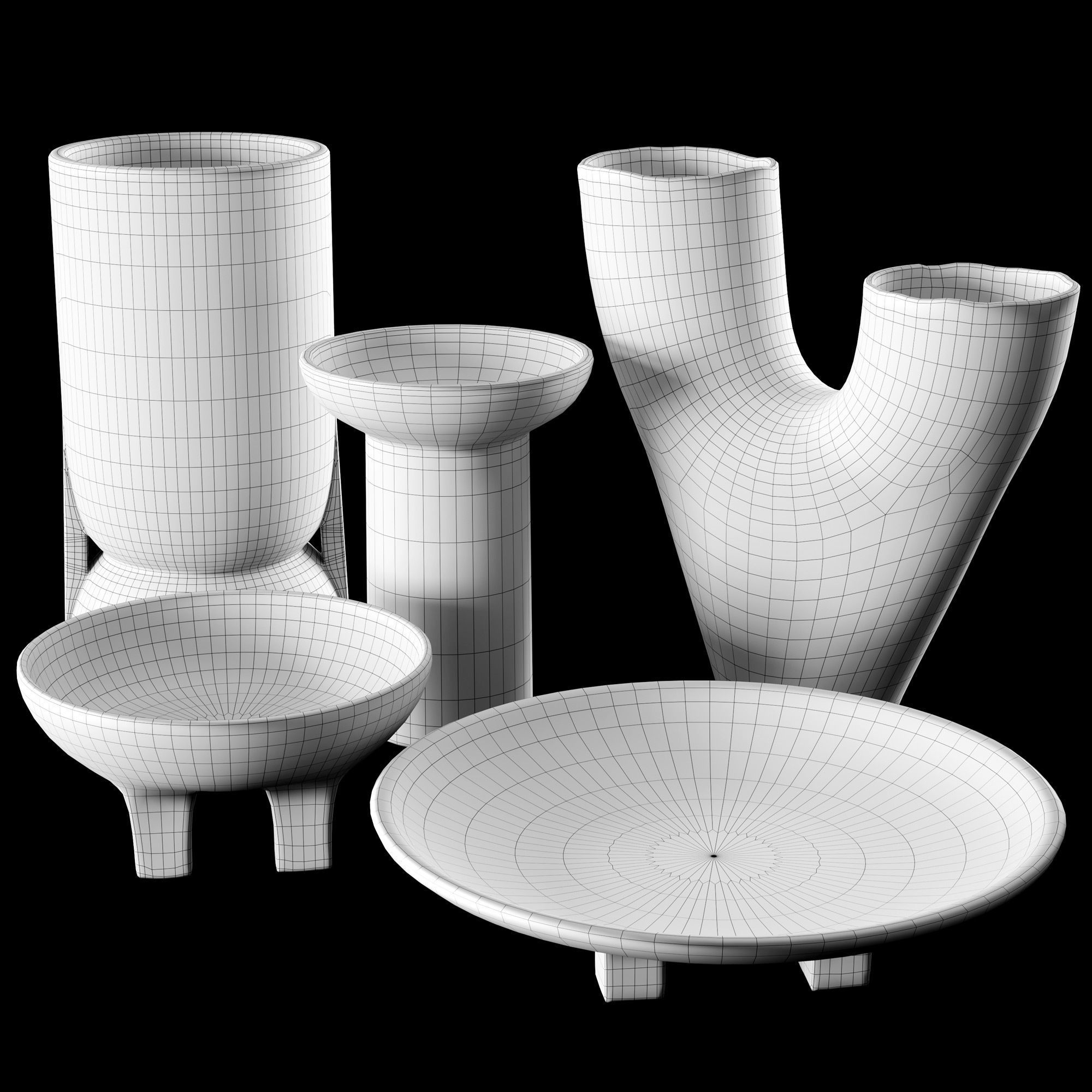 Rh Vases 3D model_6