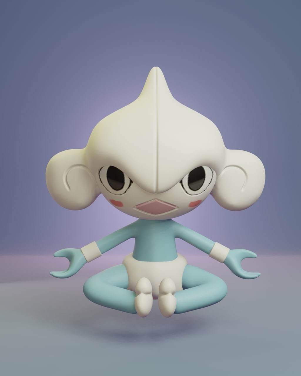 Pokemon - Meditite and Medicham 3D print model_8