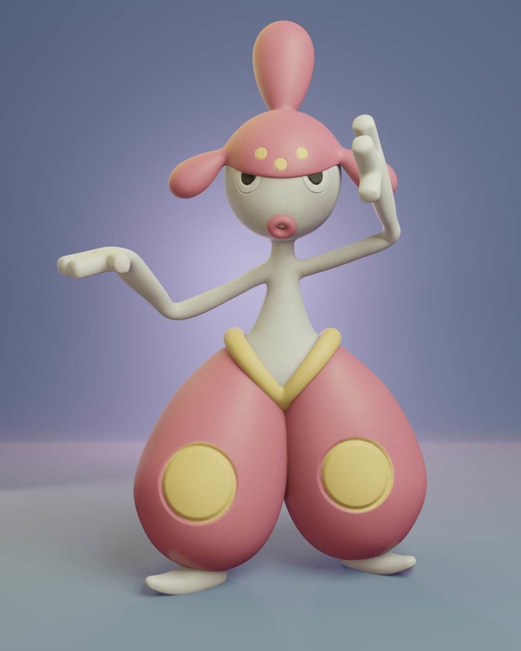 Pokemon - Meditite and Medicham 3D print model_1