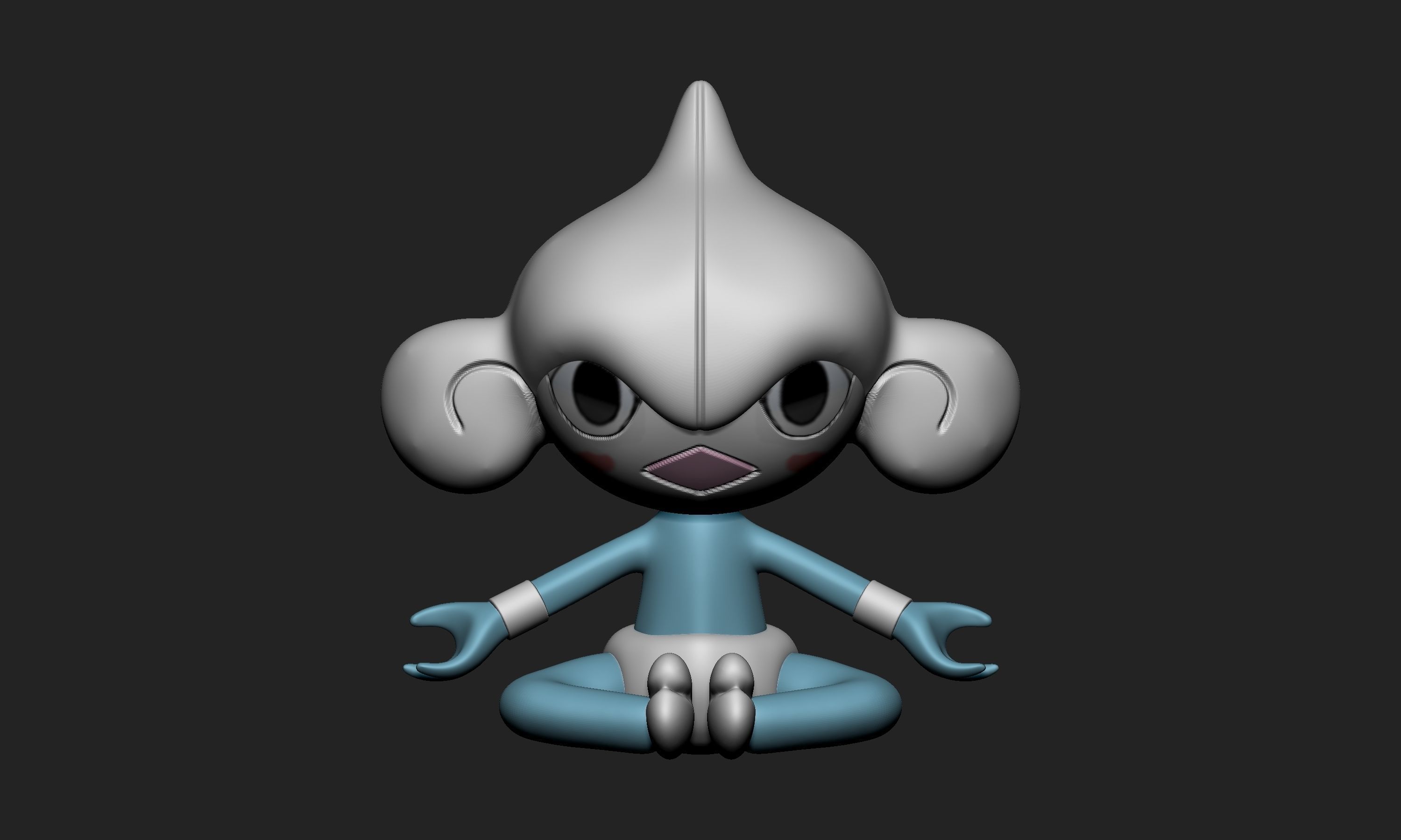 Pokemon - Meditite and Medicham 3D print model_9