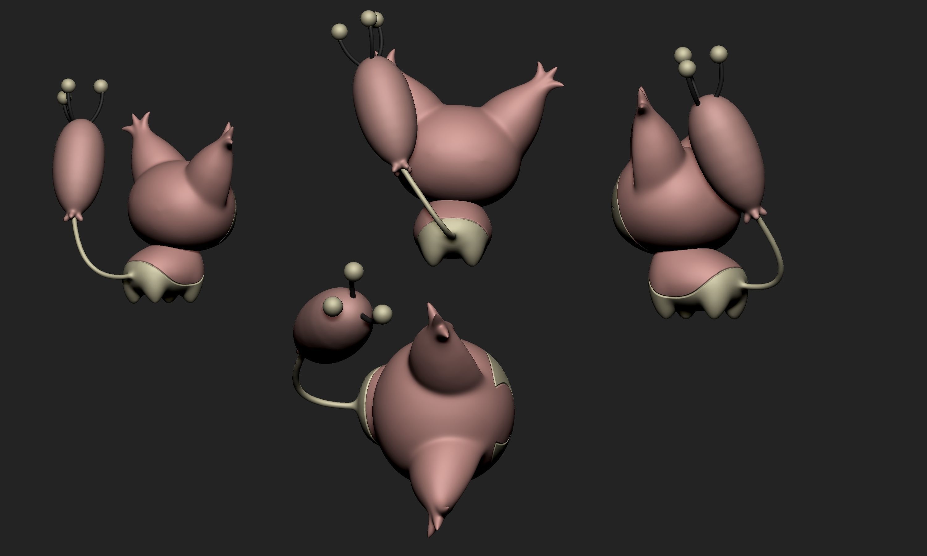 Pokemon - Skitty 3D print model_3