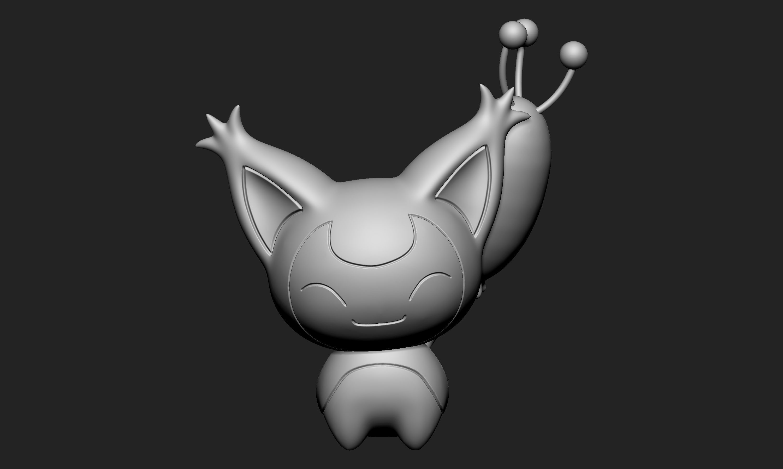 Pokemon - Skitty 3D print model_4