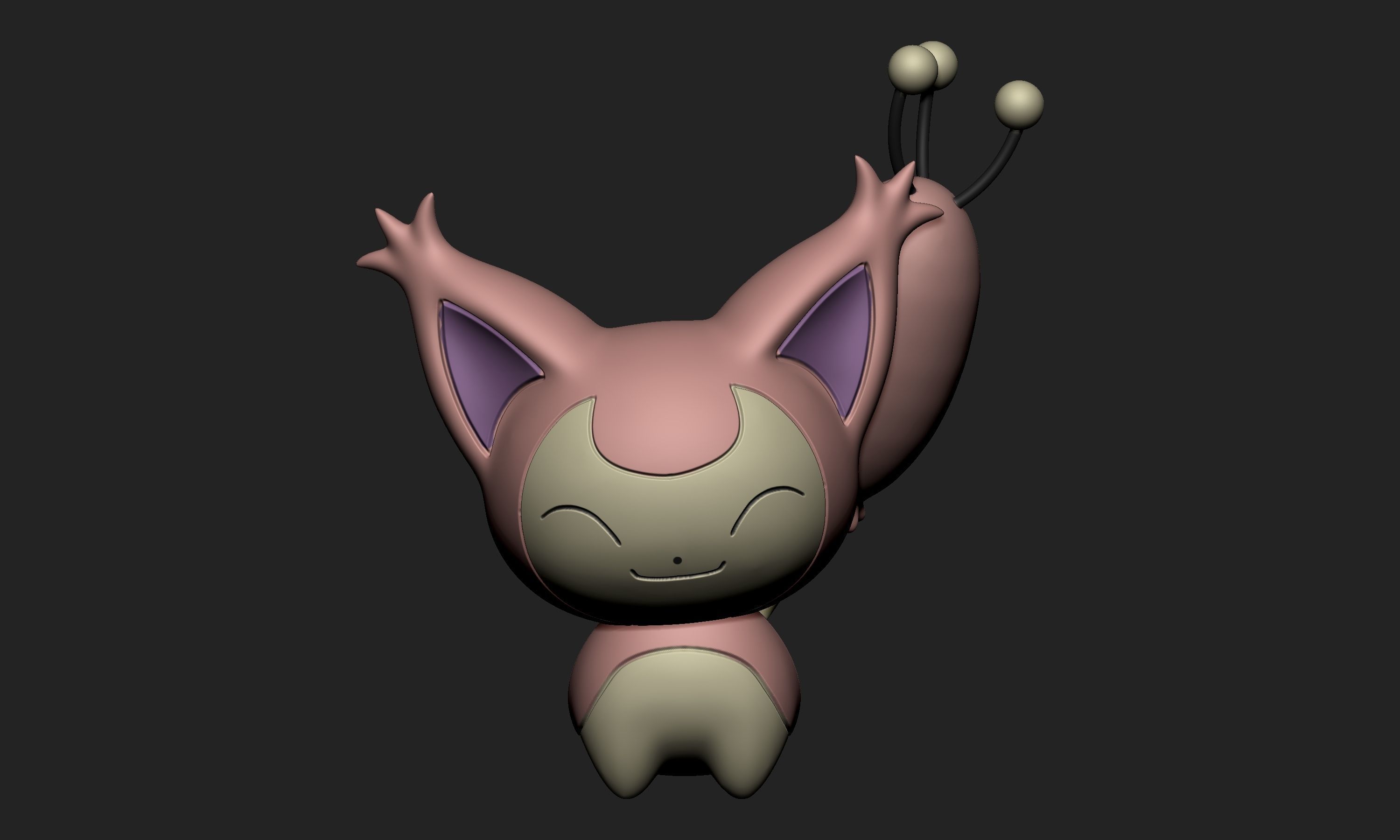 Pokemon - Skitty 3D print model_1