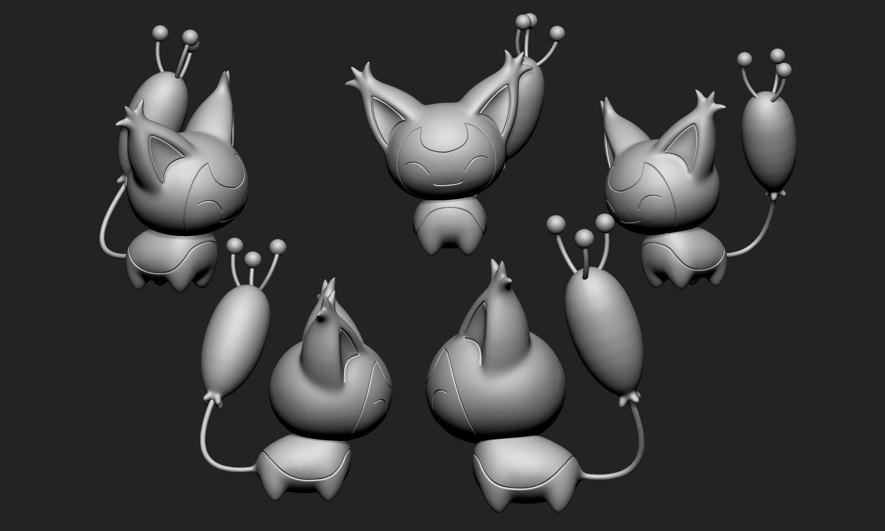 Pokemon - Skitty 3D print model_5