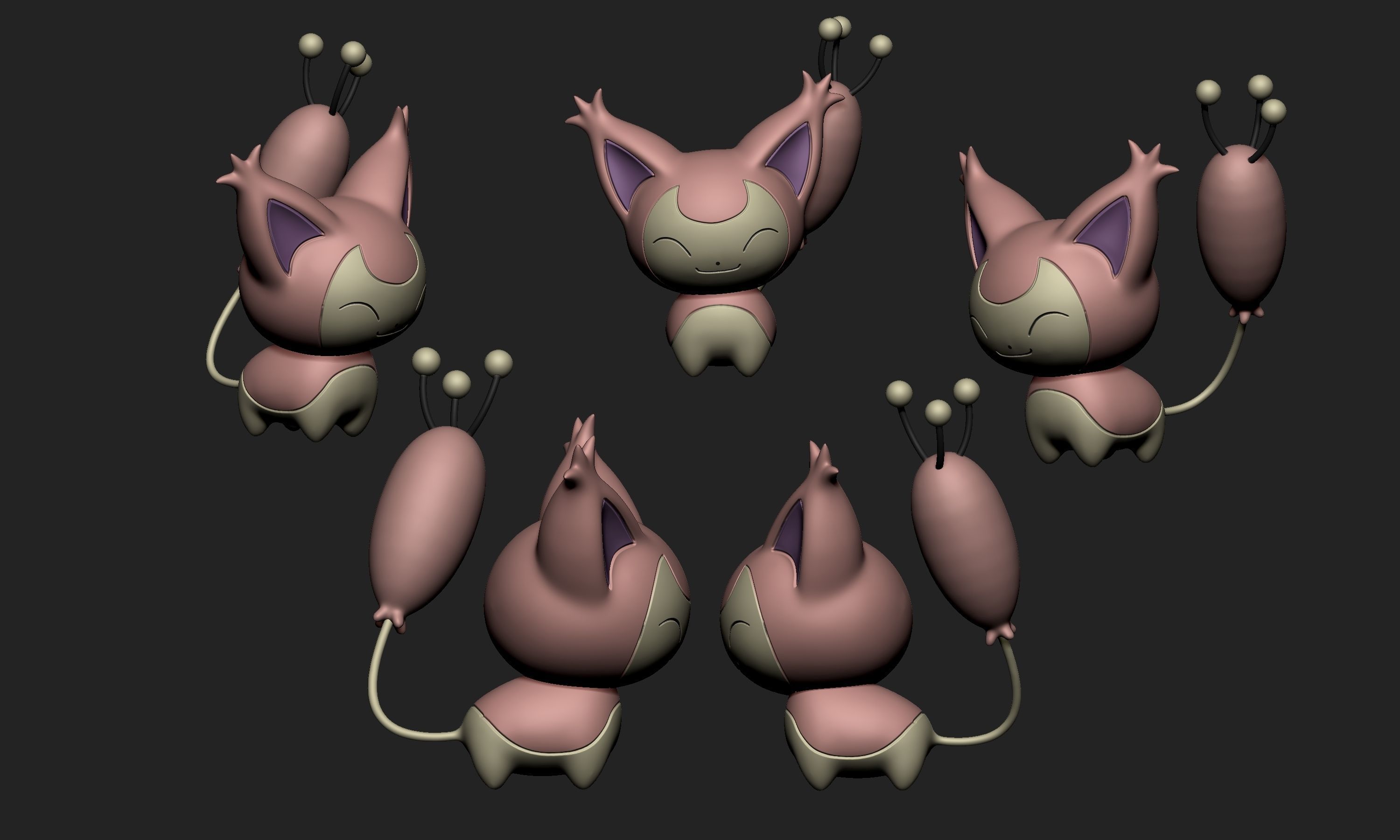 Pokemon - Skitty 3D print model_2