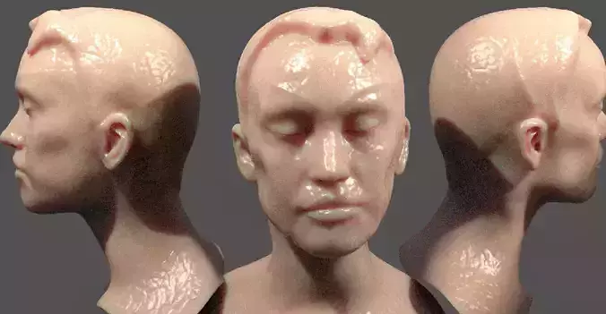 Fashion Inspired Head sculpture 4