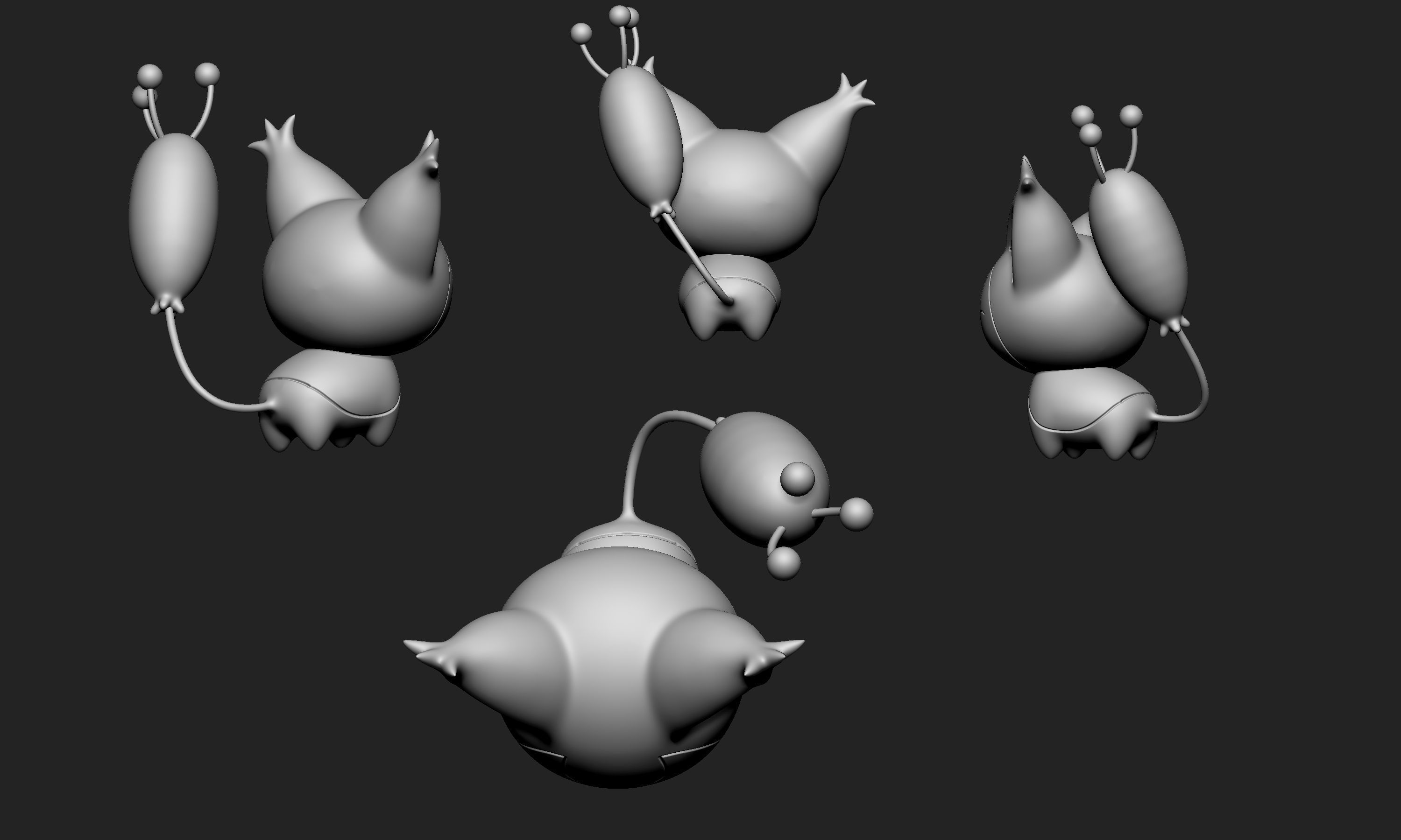 Pokemon - Skitty and Delcatty 3D print model_14