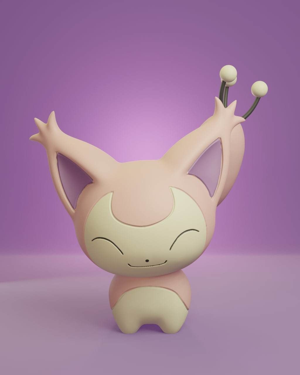 Pokemon - Skitty and Delcatty 3D print model_8
