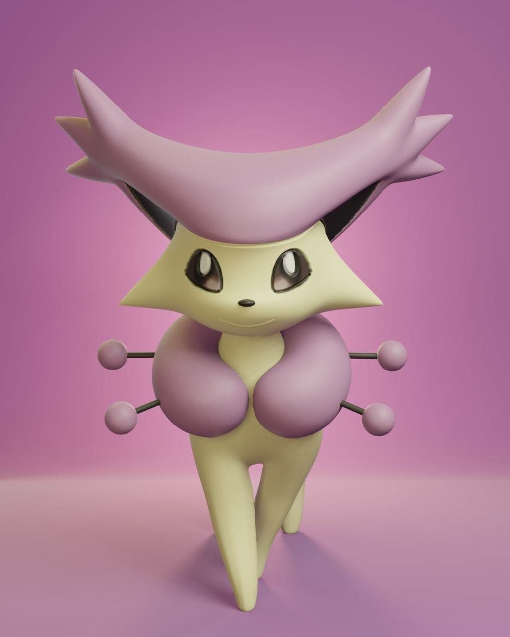 Pokemon - Skitty and Delcatty 3D print model_1