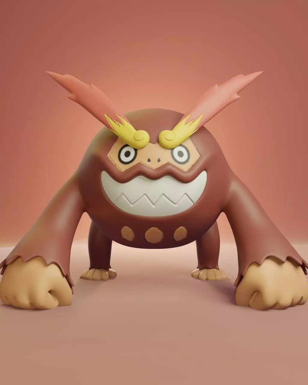 Pokemon - Darmanitan 3D print model_0
