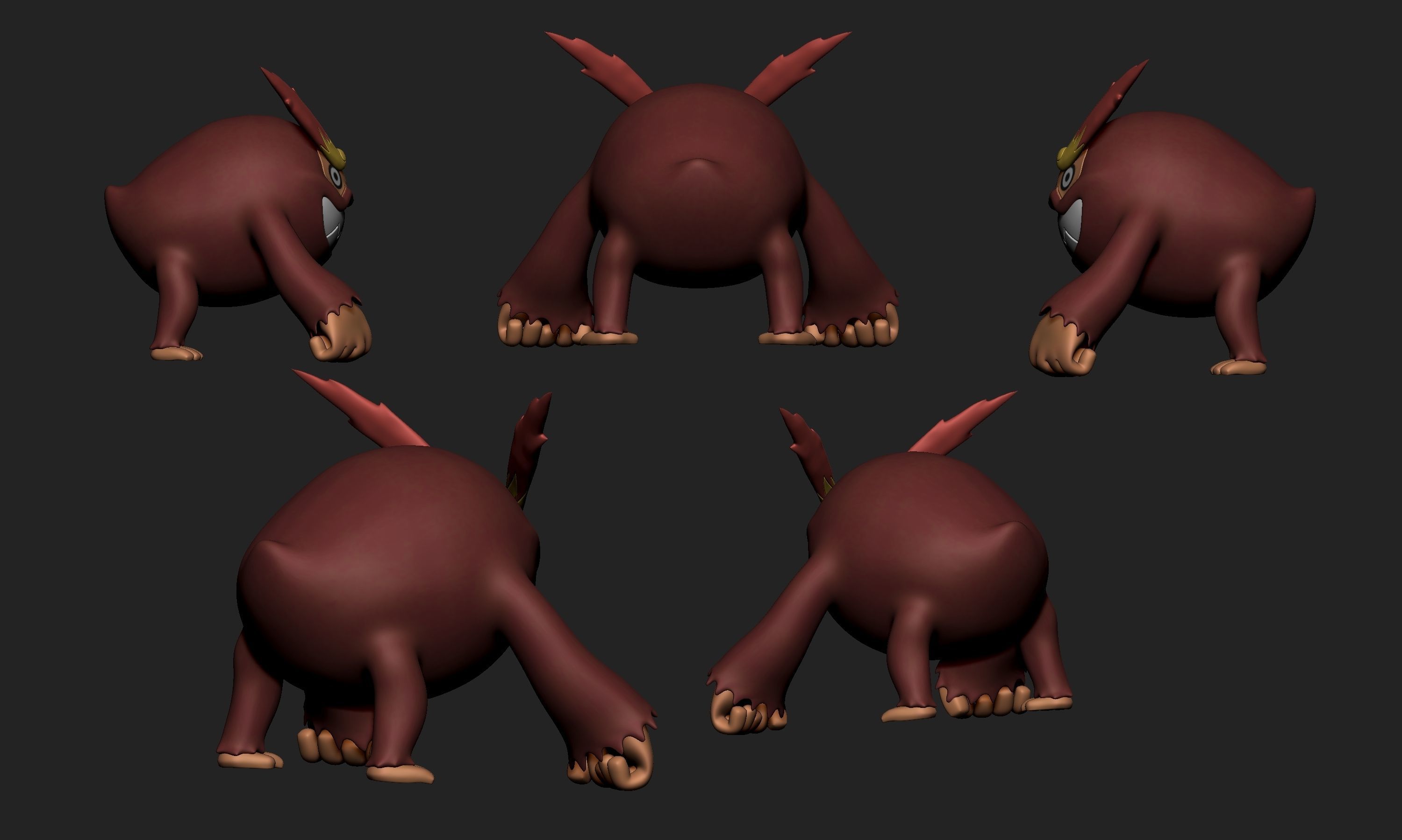 Pokemon - Darmanitan 3D print model_3