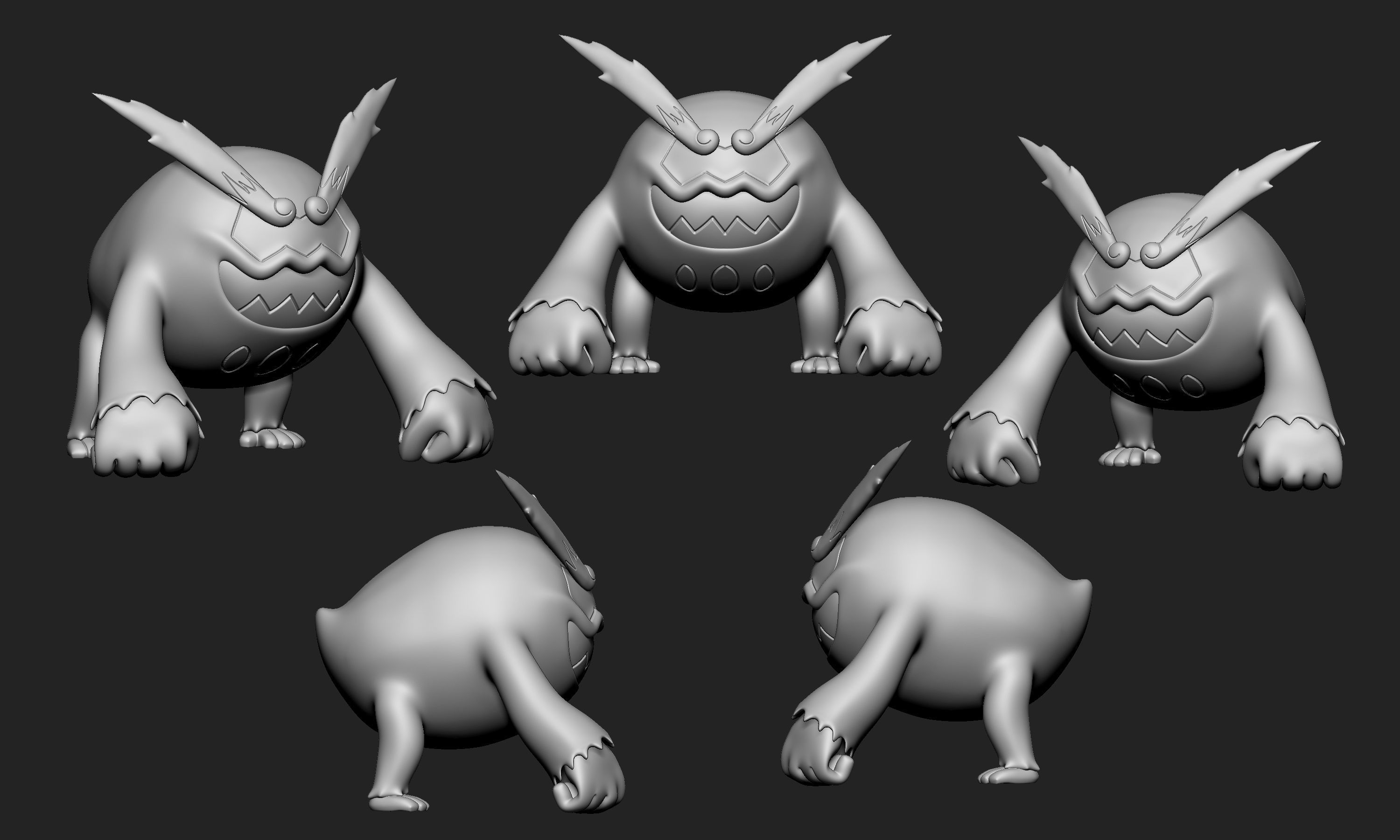 Pokemon - Darmanitan 3D print model_5