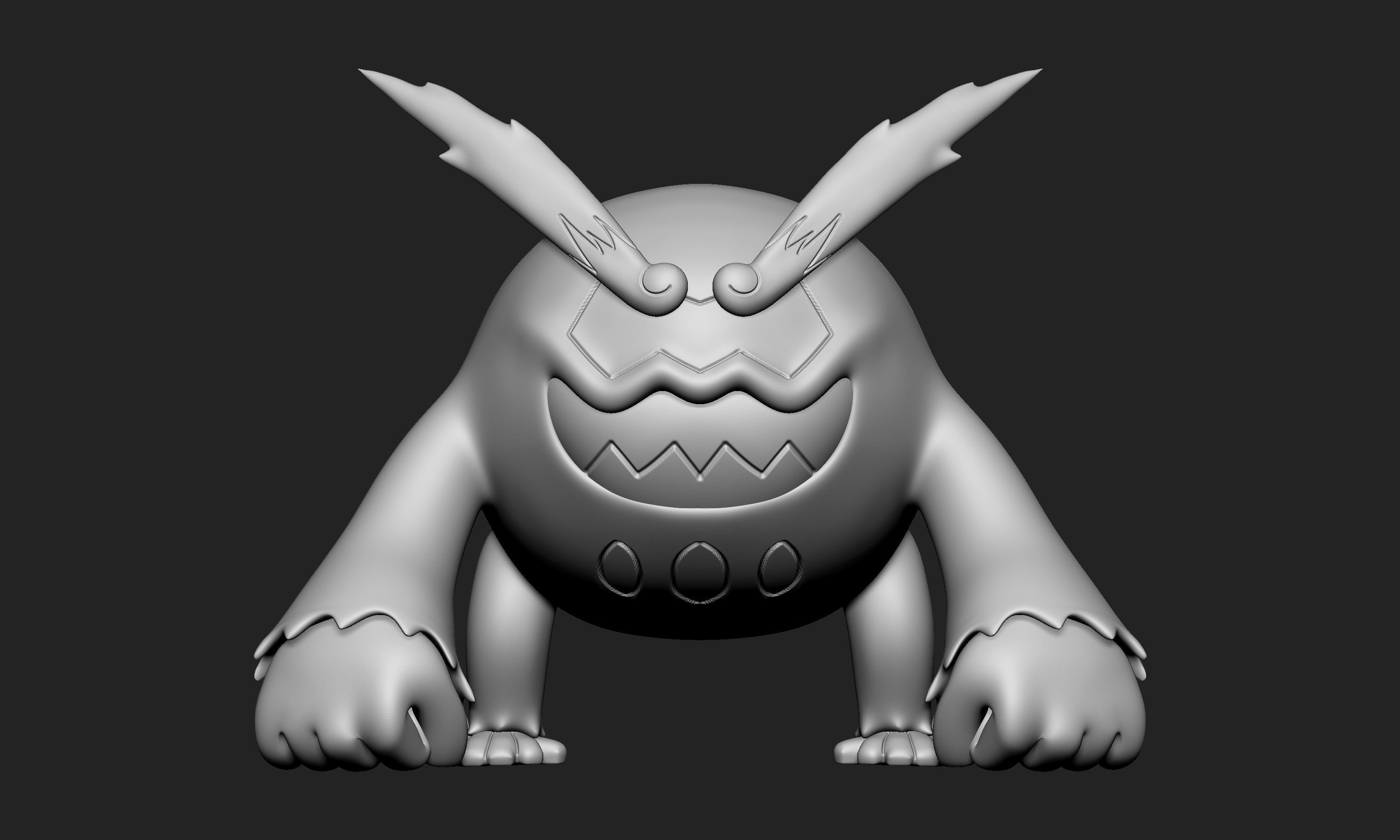 Pokemon - Darmanitan 3D print model_4